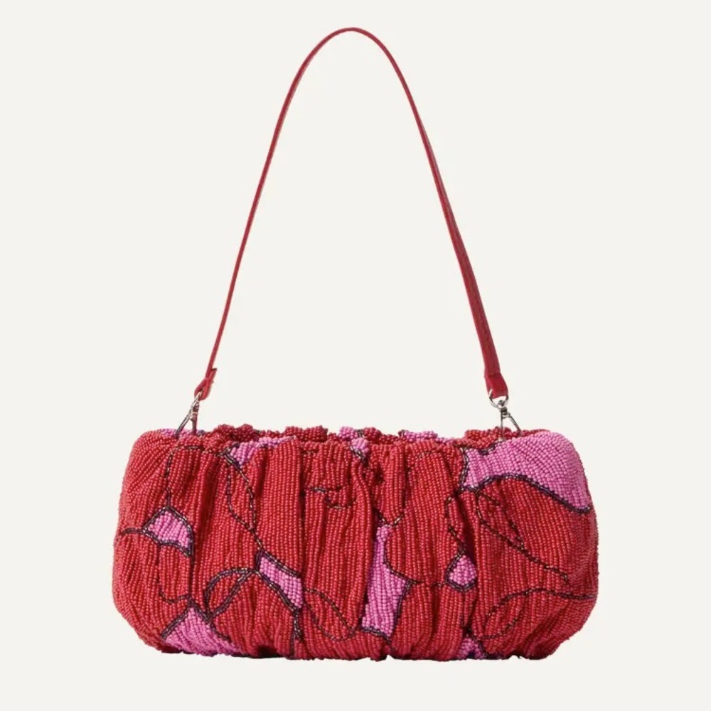 STAUD BEADED VERSATILE BAG CLUTCH Limited Colletion